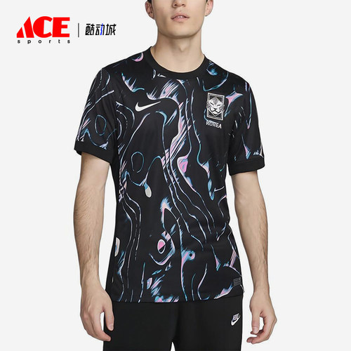 Nike/耐克正品Stadium Away男士圆领满印足球套头球衣FJ4281-010