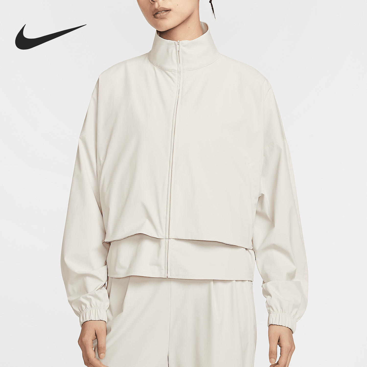 Nike/耐克官方正品2025夏季女士轻盈舒适简约立领外套HJ0964-104