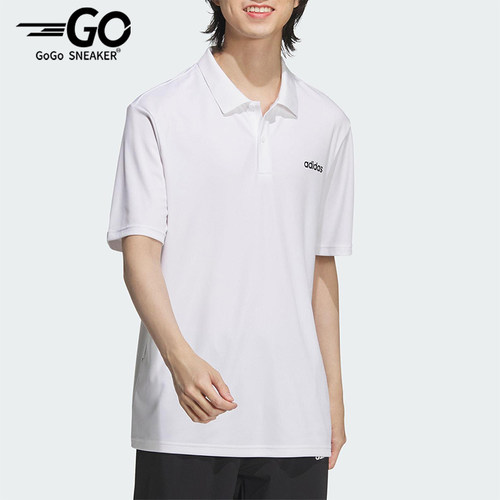 Adidas/阿迪达斯正品夏季款男士简约透气针织运动Polo衫JD1435