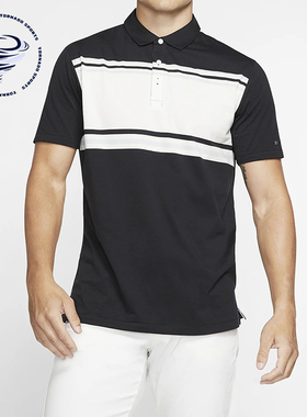 Nike/耐克正品DRI-FIT PLAYER男士透气条纹运动POLO衫BV0471-010