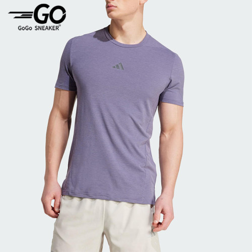 Adidas/阿迪达斯正品D4T TEE男士运动圆领经典训练透气短袖JX3289