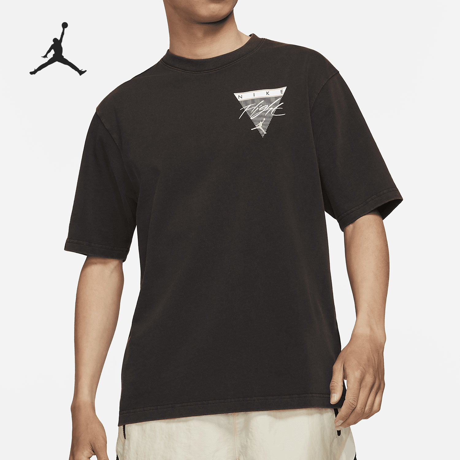 Nike/耐克正品当季新款男子短袖JORDAN休闲运动T恤CZ8064-010
