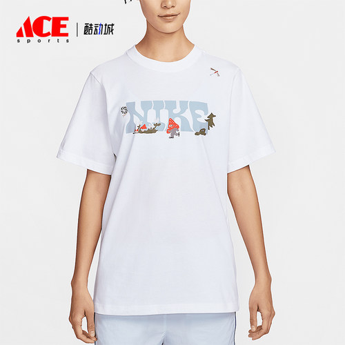 Nike/耐克正品Sportswear女士宽松休闲日常透气短袖IF0607-100