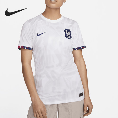 Nike/耐克正品夏季女士透气圆领短袖经典运动足球T恤DR3990-100