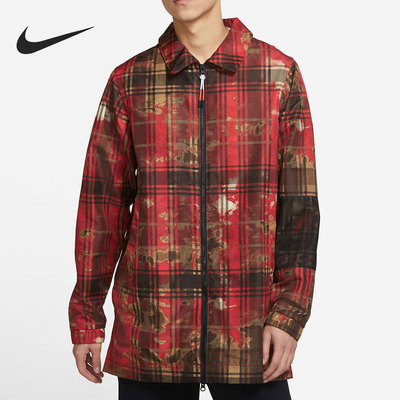 Nike/耐克正品KYRIE LIGHTWEIGHT 欧文男子中长款印花夹克CK6752