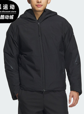 Adidas/阿迪达斯正品秋冬新款男士宽松保暖连帽外套JZ8413