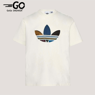 Adidas/阿迪达斯正品三叶草男士运动松弛感宽松轻盈短袖T恤KW5670