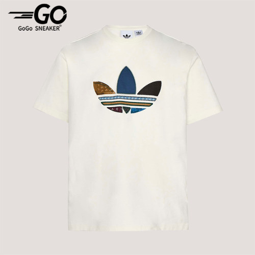 Adidas/阿迪达斯正品三叶草男士运动松弛感宽松轻盈短袖T恤KW5670