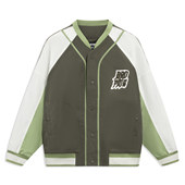 男子反伍系列宽松保暖棒球领棉夹克AJMT299 冬季 Lining 李宁正品