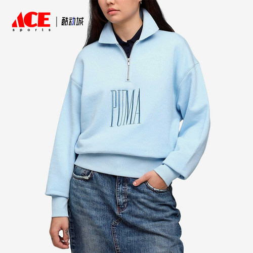 Puma/彪马正品PremiumEssentials套头经典简约亲肤卫衣632056-48