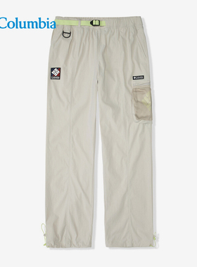 Columbia哥伦比亚正品男子户外21春拒水可收纳快干休闲裤AM3074