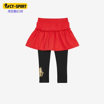 Skechers/斯凯奇正品潮流秋冬新款女童针织运动裙裤L122G031