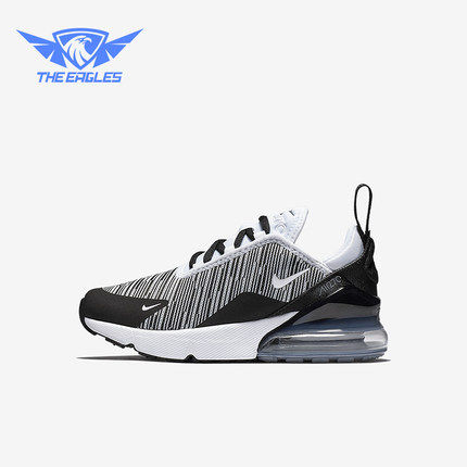 Nike/耐克正品AIR MAX 270小童气垫缓震拼接跑步鞋AO2372-007