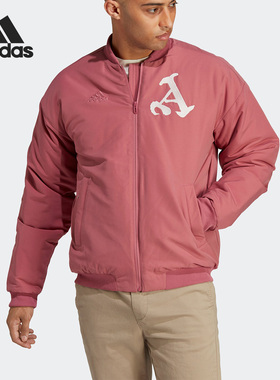 Adidas/阿迪达斯正品兔年男子休闲阿森纳足球文化棉服 HT4456