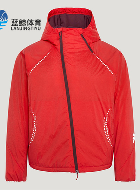 Adidas/阿迪达斯正品2025冬季款女士日常连帽梭织保暖棉服KV4863