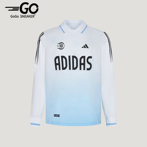 Adidas/阿迪达斯正品儿童凉感宽松印花运动休闲长袖T恤KY1475