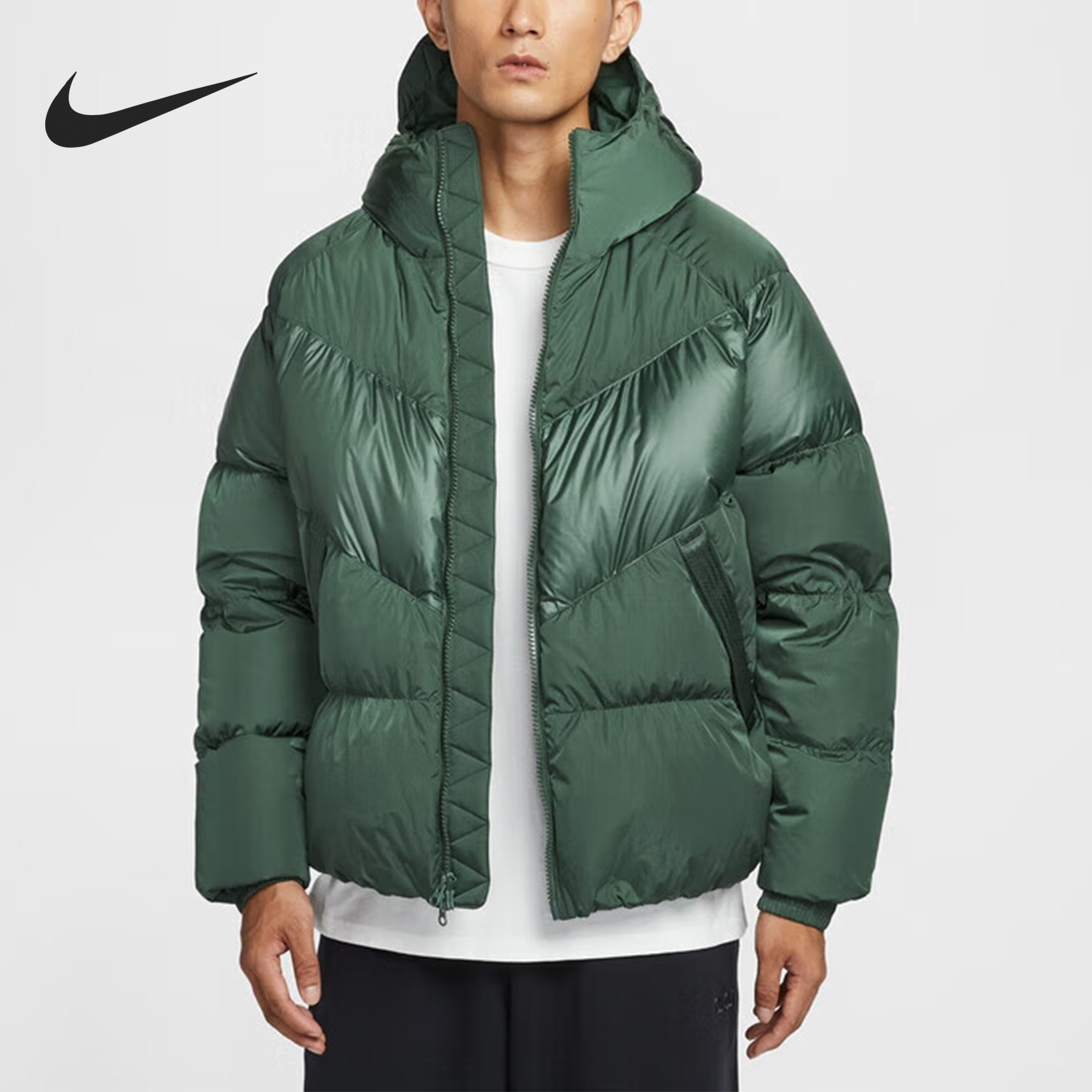 Nike/耐克官方正品2025冬季款男士保暖连帽宽松羽绒服IB2961-319
