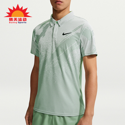 Nike/耐克正品NikeCourt新款男休闲网球经典翻领T恤IB1029-006