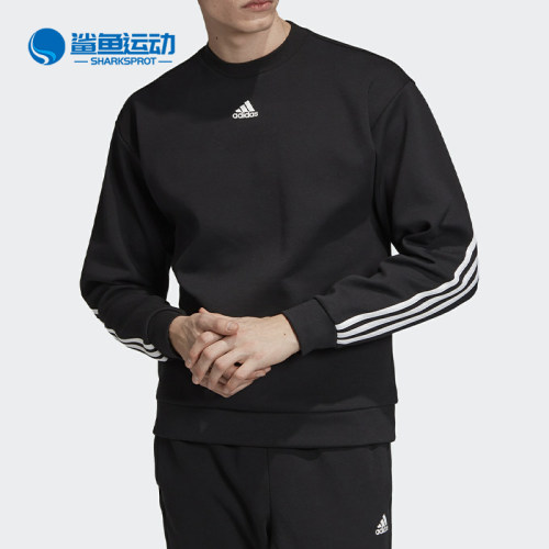 Adidas/阿迪达斯正品M MH 3S Crew 男子运动型格休闲卫衣 DX7654