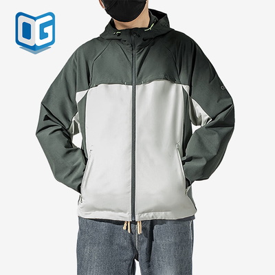 Adidas/阿迪达斯正品春季新款男士经典连帽运动拼接外套KA2557