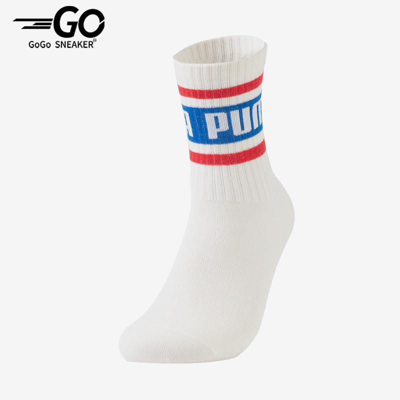 Puma/彪马男女透气运动中筒袜