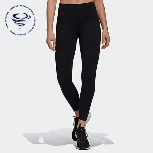 Adidas/阿迪达斯正品PARLEY女士高腰训练经典运动紧身长裤H11152