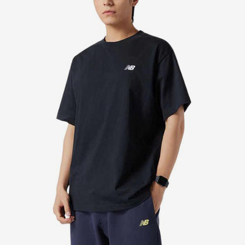 New Balance新百伦正品男士透气圆领针织套头短袖T恤MT41509-BK
