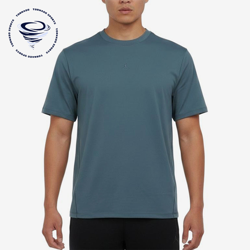 Nike/耐克正品JORDAN新款男蓝灰色速干简约经典短袖T恤HF9933-031
