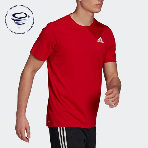 Adidas/阿迪达斯正品2025男士经典透气圆领健身运动短袖T恤GR0516