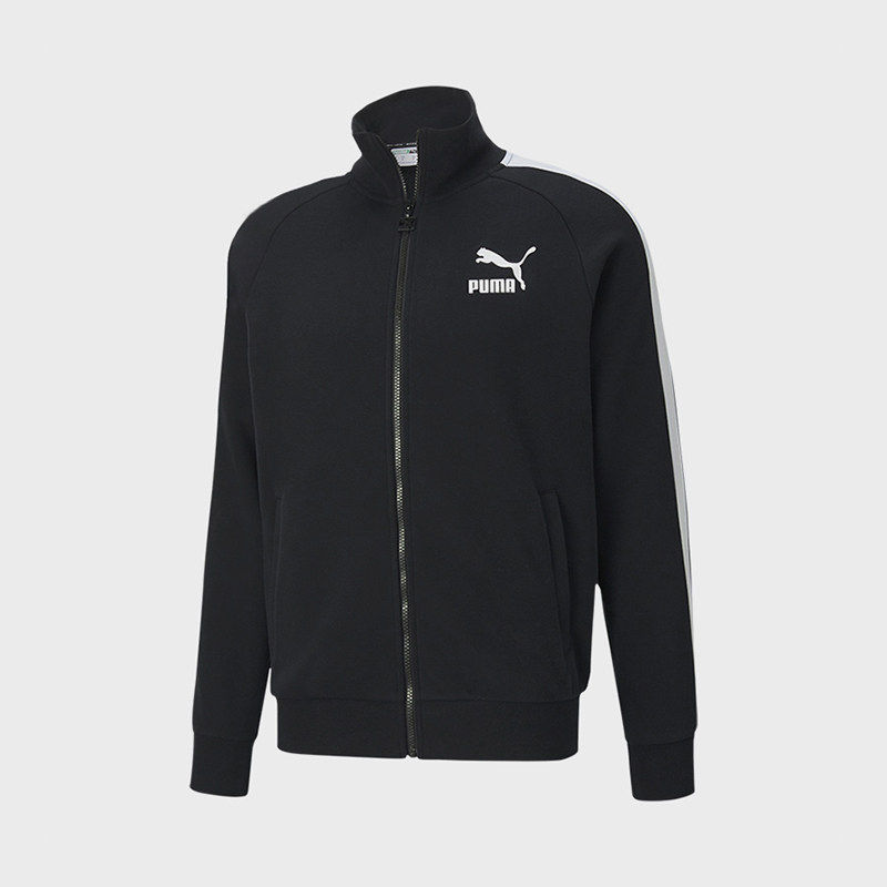 Puma/彪马官方正品当季新款男士针织立领运动夹克外套530268-01