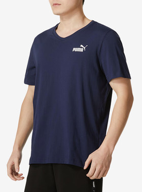 Puma/彪马正品2024新款男士圆领时尚简约短袖T恤630562-06