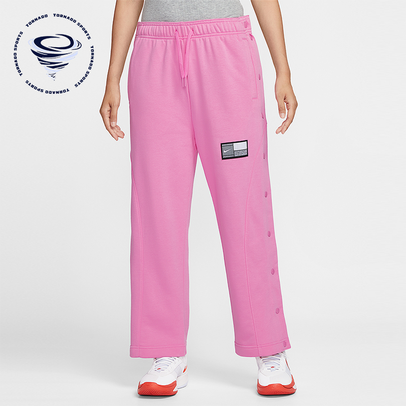 Nike/耐克正品2025秋季款女士休闲针织排扣篮球长裤IB3561-675