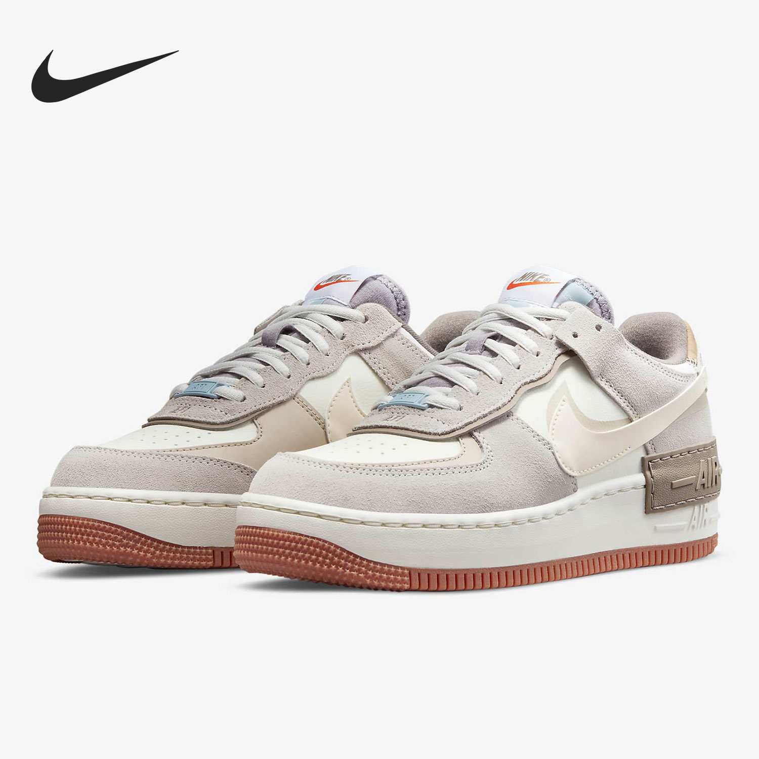 Nike/耐克官方正品AF1 SHADOW 女子运动休闲低帮板鞋DO7449-111