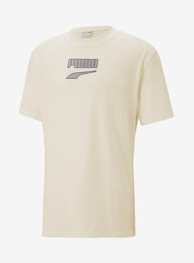 Puma彪马男子秋冬季新款圆领运动休闲短袖T恤男537740-99