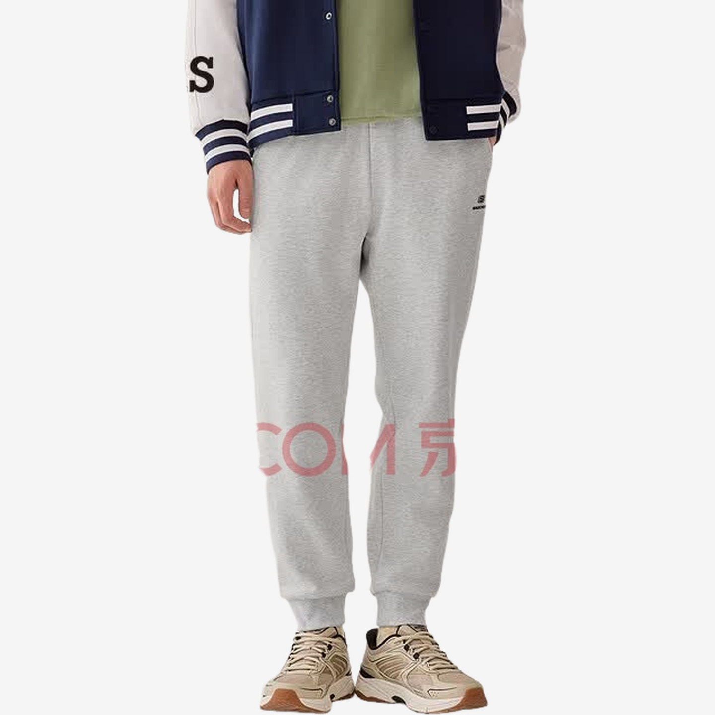 Skechers斯凯奇正品男束脚防风透气舒适锥形运动裤L425M070-0248