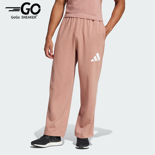 Adidas/阿迪达斯正品新款男士阔腿运动休闲针织长裤JF3608