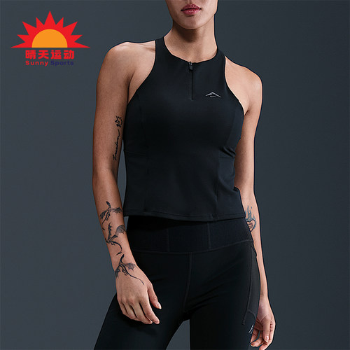 Nike/耐克正品夏季女士圆领舒适透气训练运动针织背心HF5407-010
