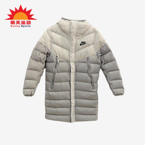 Nike/耐克正品NSW新款男灰米白色保暖防风经典羽绒服IB2963-100