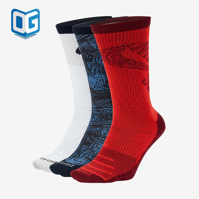 Nike/耐克正品秋季新款男女运动时尚袜子三双装CK6570-902
