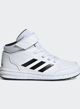 Adidas/阿迪达斯正品 新款大童中帮魔术贴训练运动休闲鞋G27114