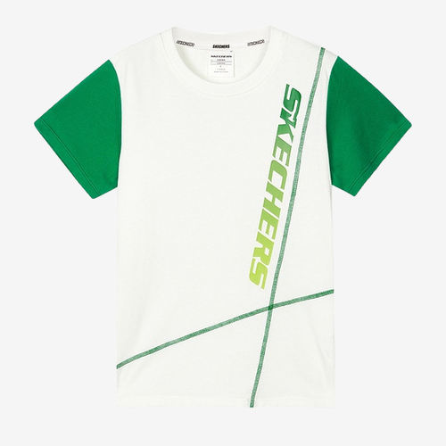 Skechers斯凯奇正品儿童日常休闲穿着款短袖T恤L223B049-0019