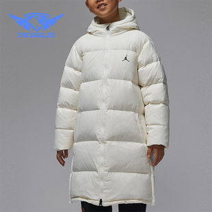 羽绒服IQ9982 Nike Flight大童连帽保暖中长款 Jordan 133 耐克正品