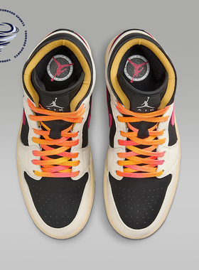 Nike/耐克正品JORDAN女士日常高帮系带耐磨休闲运动鞋IB7007-107