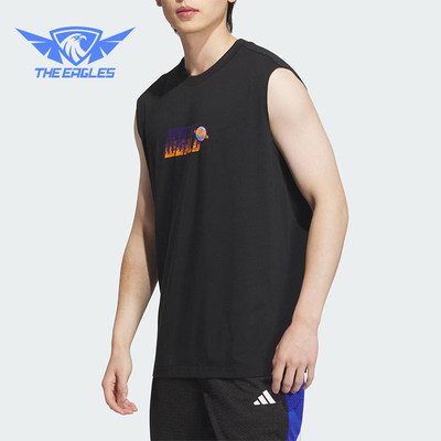 Adidas/阿迪达斯正品BB GRAPHIC TANK男士经典无袖篮球背心KC0310