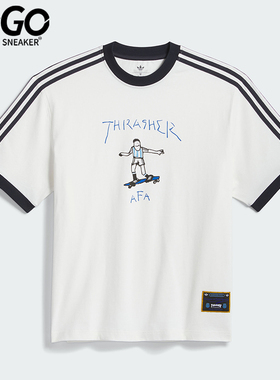 Adidas/阿迪达斯正品三叶草男女同款透气运动短袖T恤KX4548