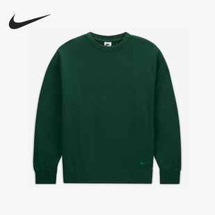 宽松圆领套头卫衣FB7223 Nike 刺绣经典 简约男士 341 耐克正品