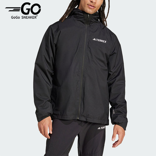 阿迪达斯男士户外运动梭织外套