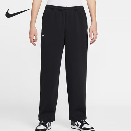 【马年限定】Nike耐克正品男士松紧腰直筒刺绣休闲长裤IQ3709-010