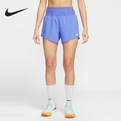 Nike/耐克正品2026春季款女士松紧腰透气印花短裤IO9658-570