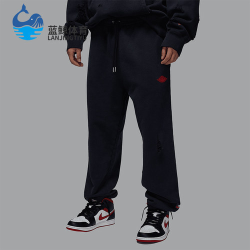 Nike/耐克正品JORDAN男士运动宽松束脚针织长裤IB3000-010